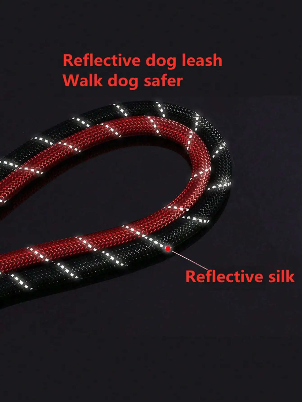 Everyday Rope Dog Leash - Reflective & Padded Grip