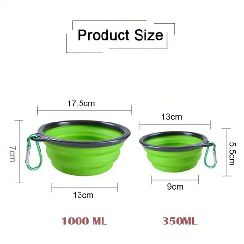 Roam 2-in-1 Travel Bowl - Collapsible & Clip-On