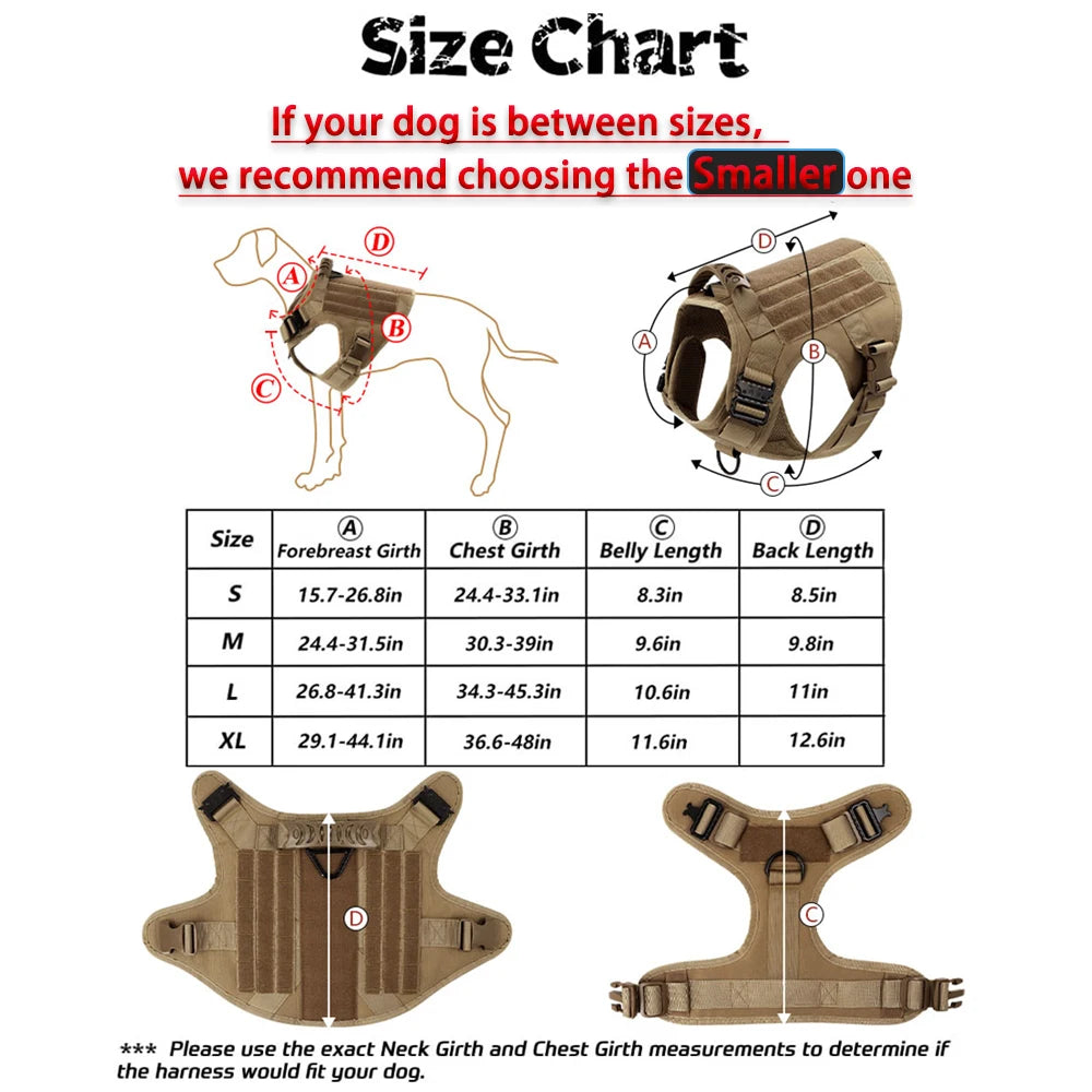 Ranger Tactical Dog Harness - No-Pull & Modular